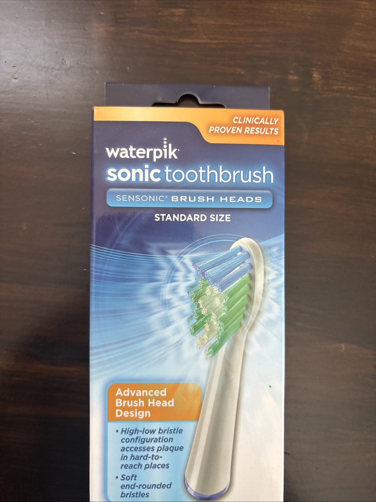 NEW Waterpik Sensonic Toothbrush Brush Heads 3ct Standard Size – SRRB-3W