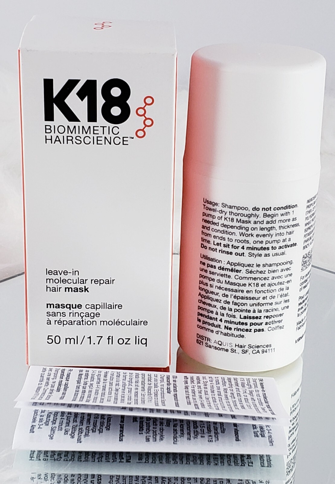 K18 Leave-In Molecular Repair Hair Mask 1.7 fl oz RP $75 💯Authentic 🔎 PICTURES