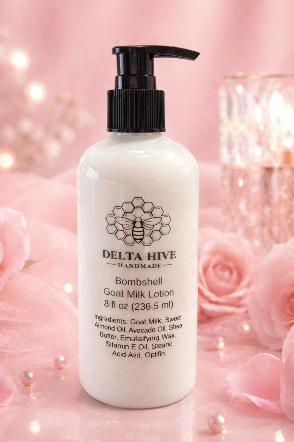 Delta Hive Creamy Moisturizing Goat Milk Lotion – Bombshell Scented