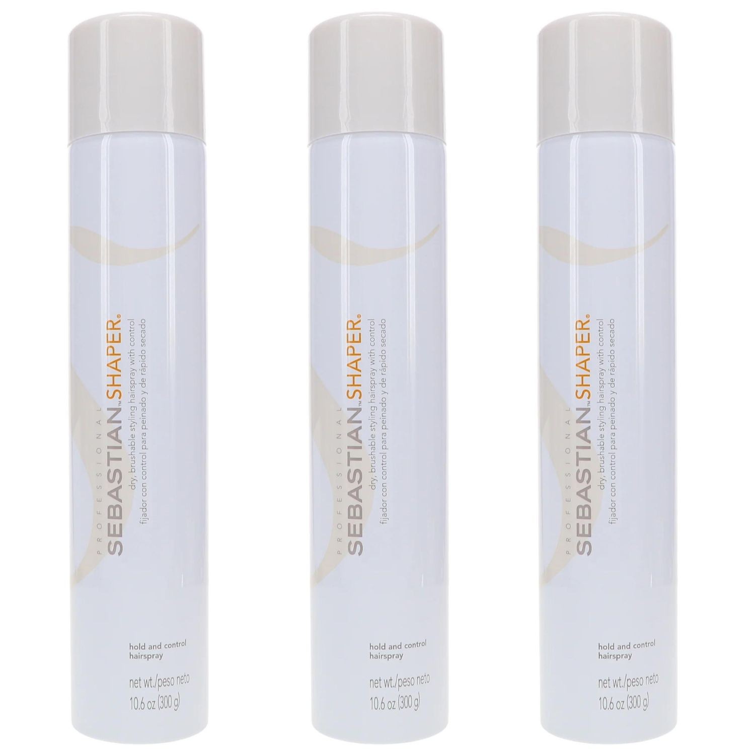 Sebastian Professional Shaper Hairspray (3-Pack), 10.6 Oz of Each Bottle