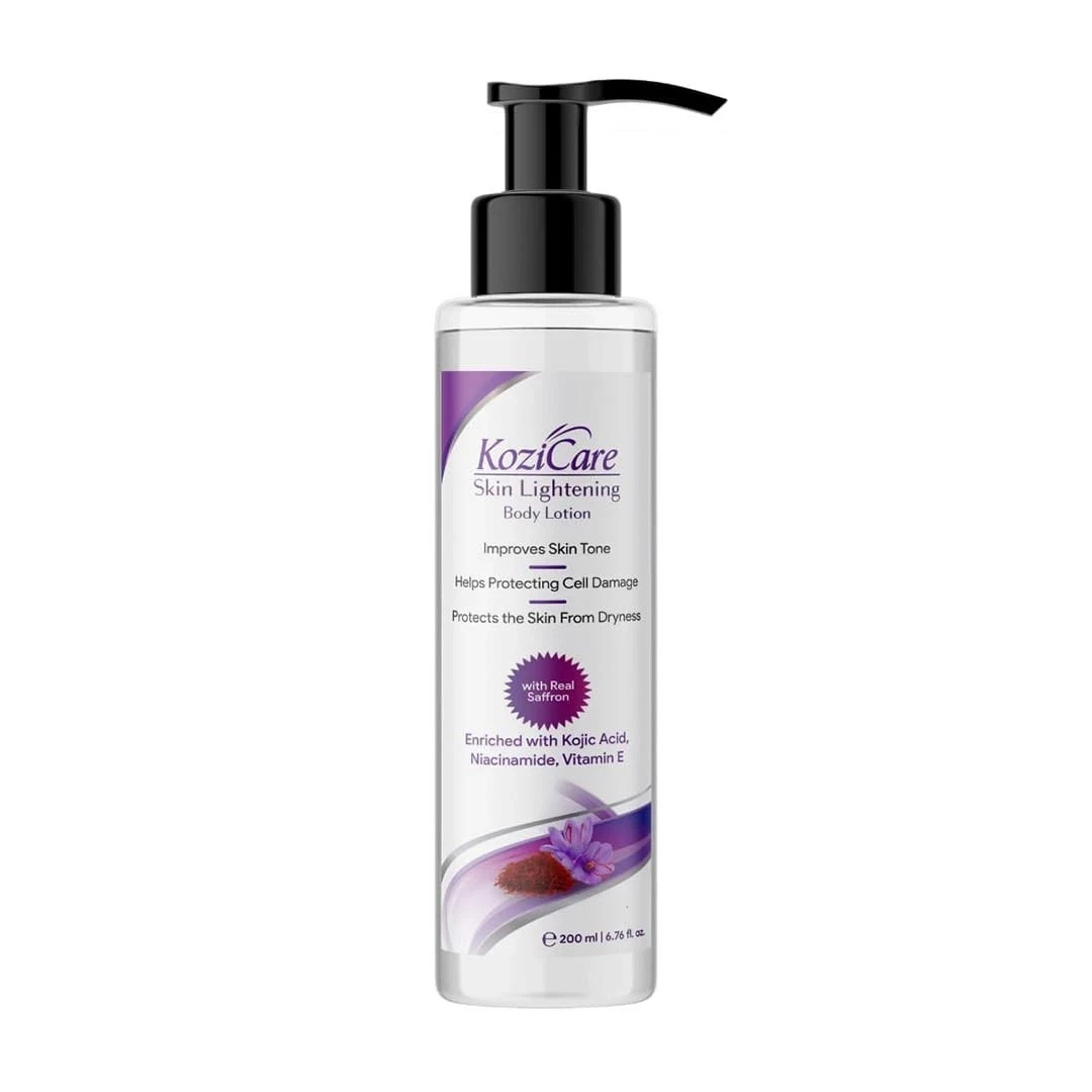 Kozicare Cream Saffron Body Lotion For All Skin Types 200 Ml