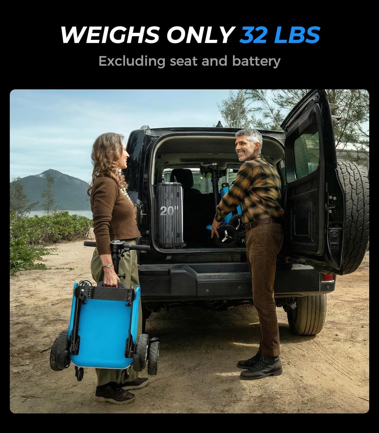 Ultra-Lightweight Mobility Scooters Power Wheelchair Folding Electric Scooter