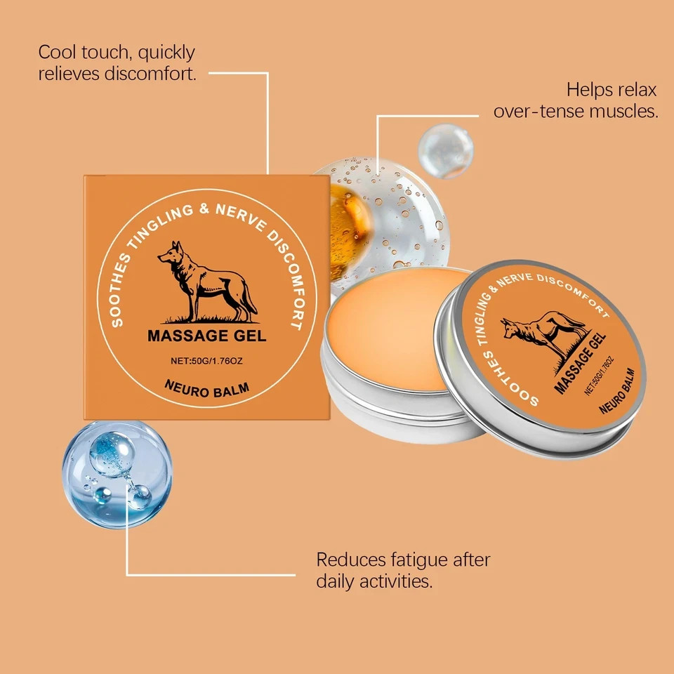 Therawolf Neuro Balm, Joint Care Soothing Cream, Herbal Cooling Soothing Cream
