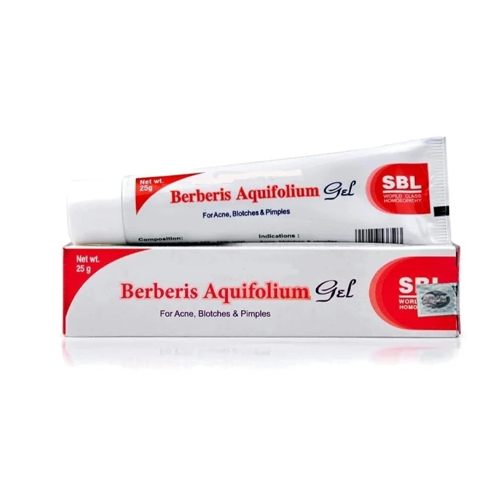 4 SBL Berberis Aquifolium Gel (25g) For Eczema, Skin Darkening, Dark Circle