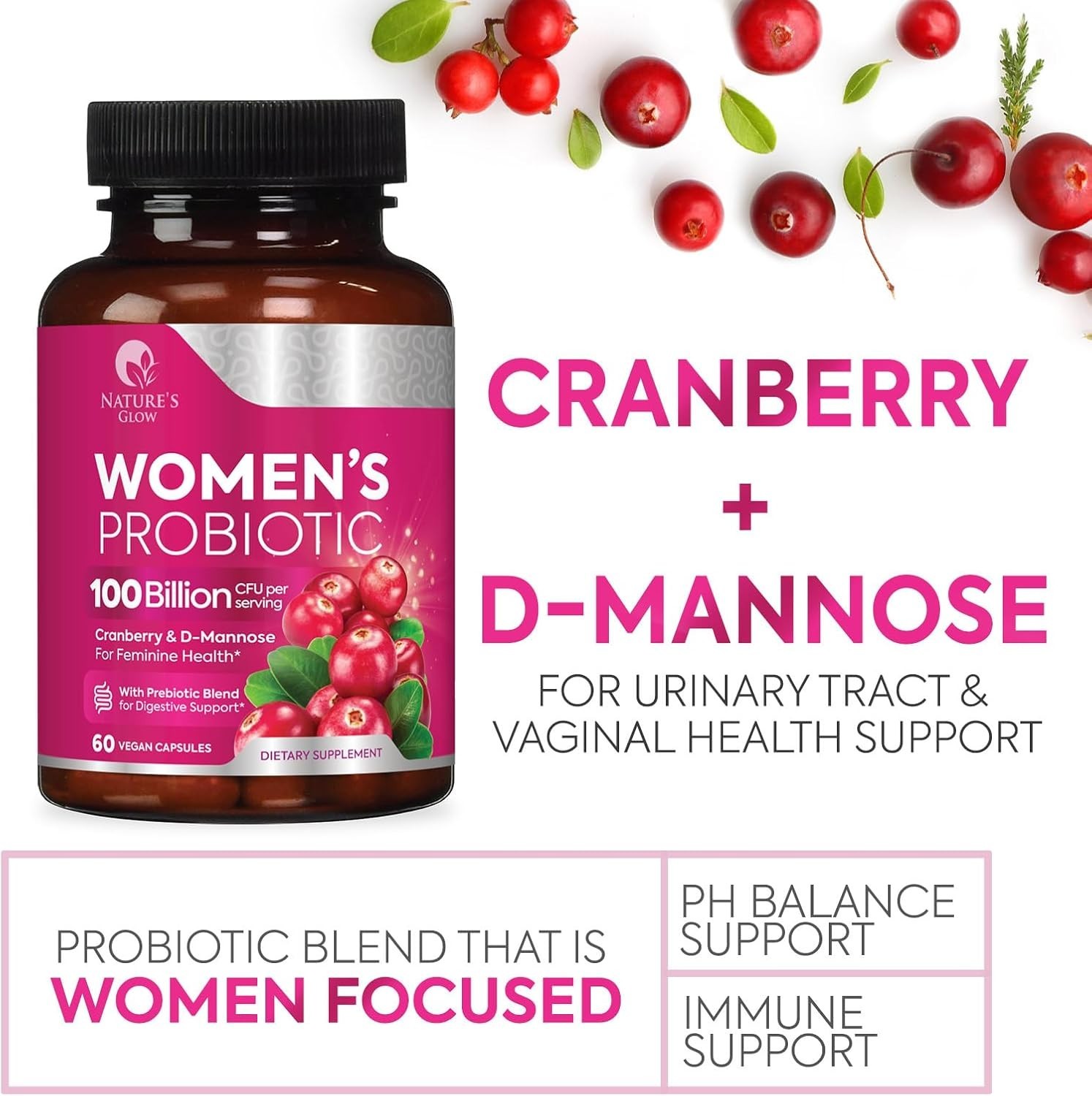 Probiotics for Women – for Digestive Health, Immune Support, & Vaginal Health
