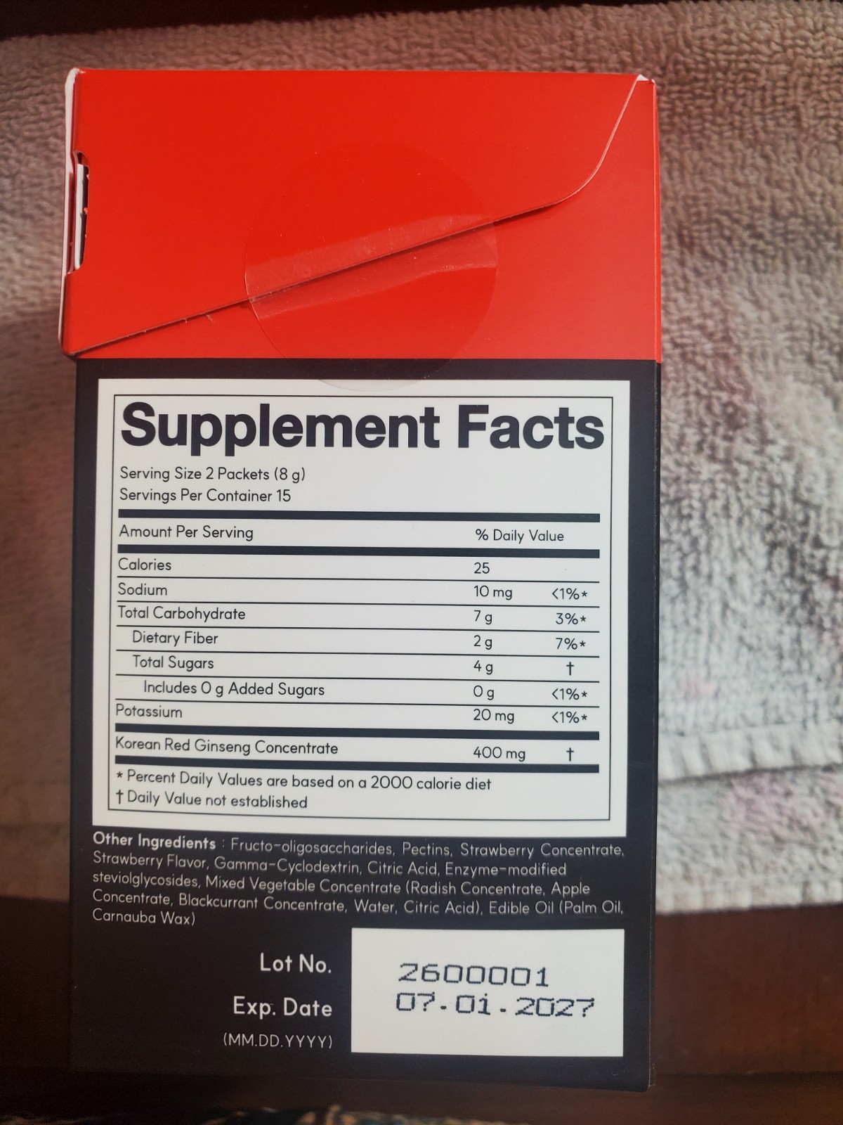 Boost Red Ginseng Gummies, 30ct Box, Brand New, Expires 7/2027