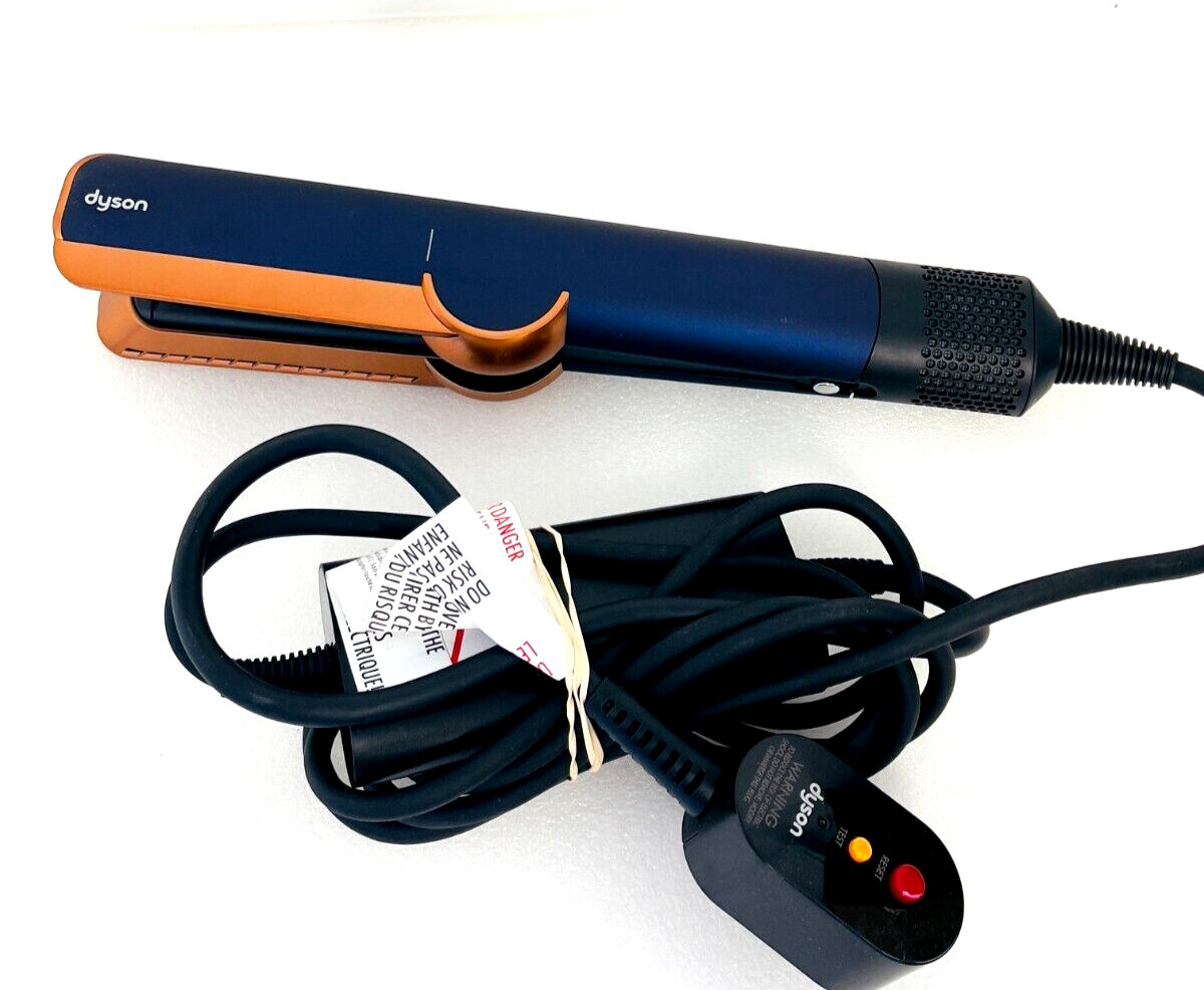 Genuine Dyson Airstrait Hair Straightener Prussian Blue/Copper, USED