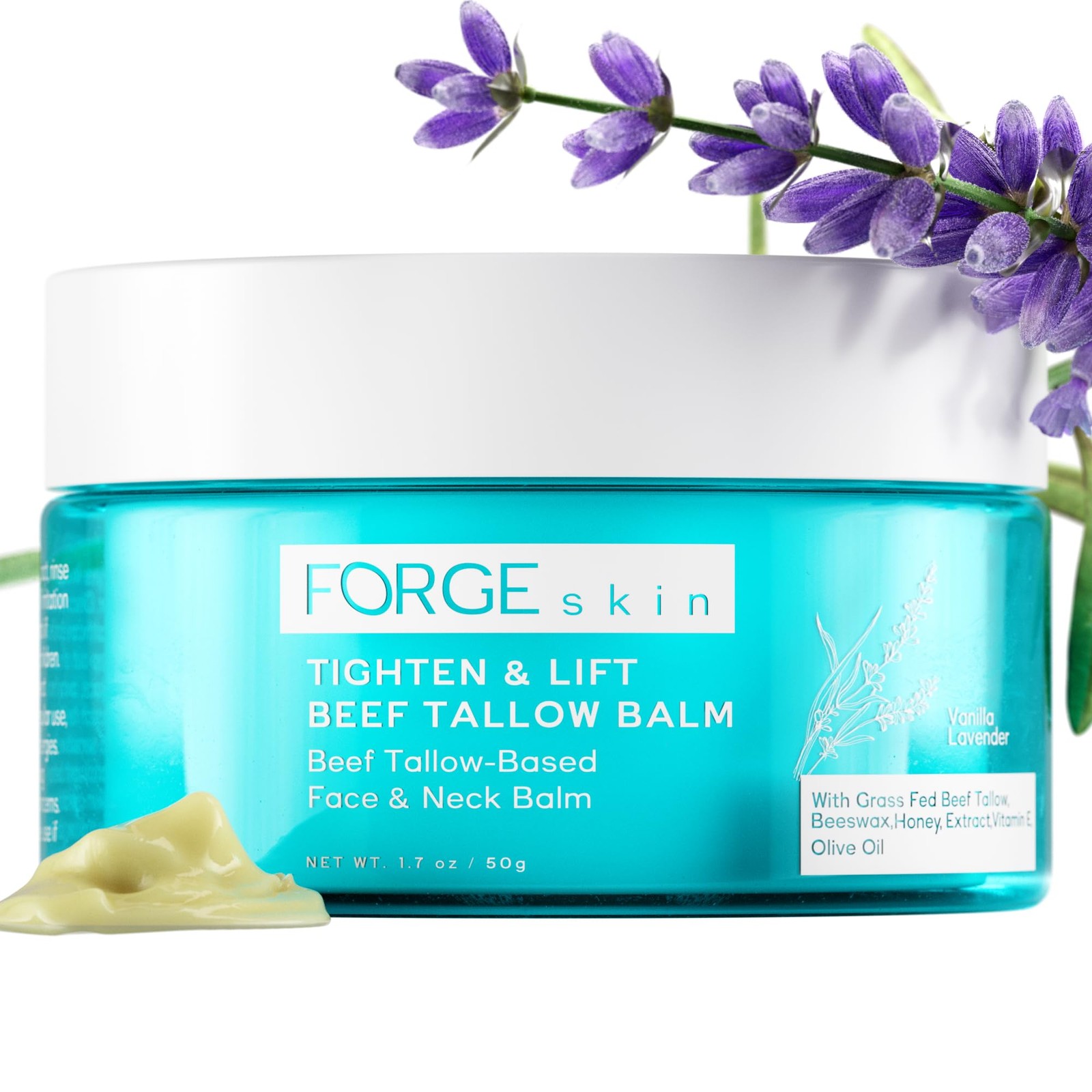 Forge Skin Tighten & Lift Balm for Women Beef Tallow & Honey Extract Face Mo…