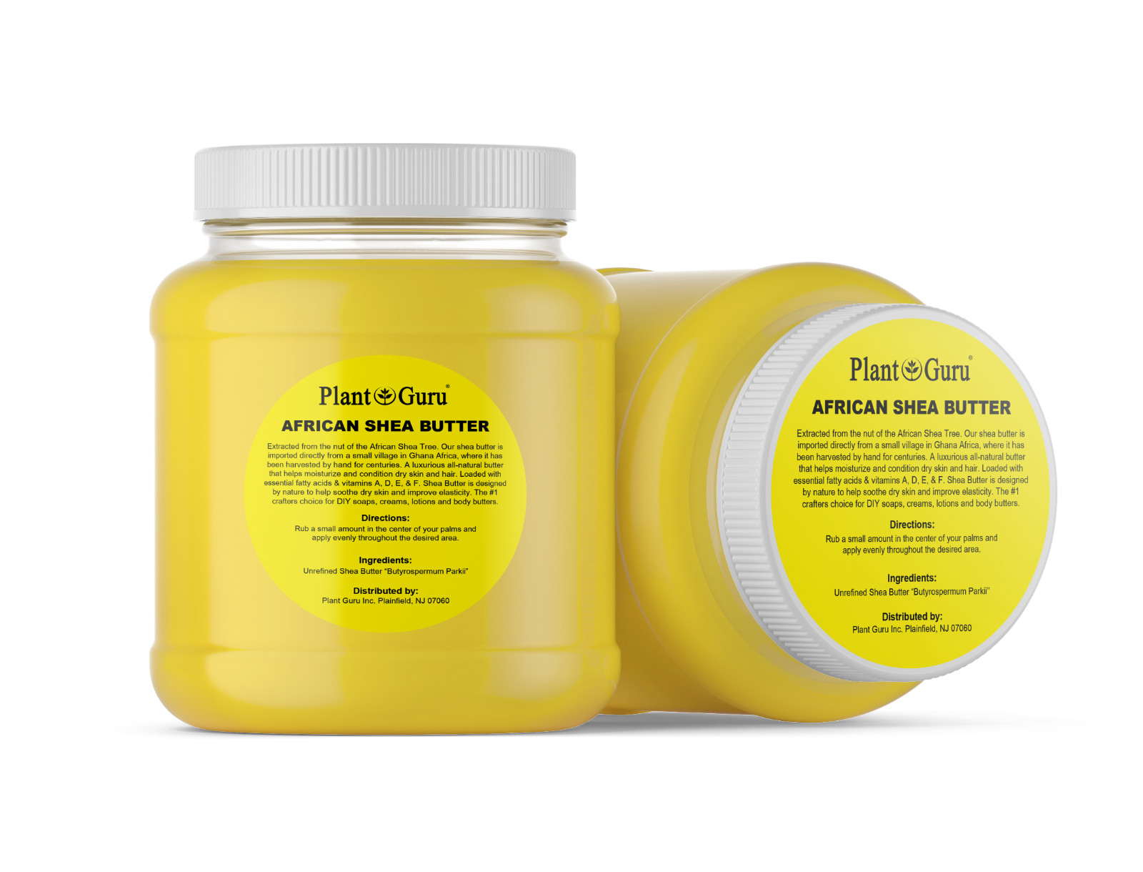 Raw African Shea Butter YELLOW 100% Pure Natural Unrefined Organic Bulk
