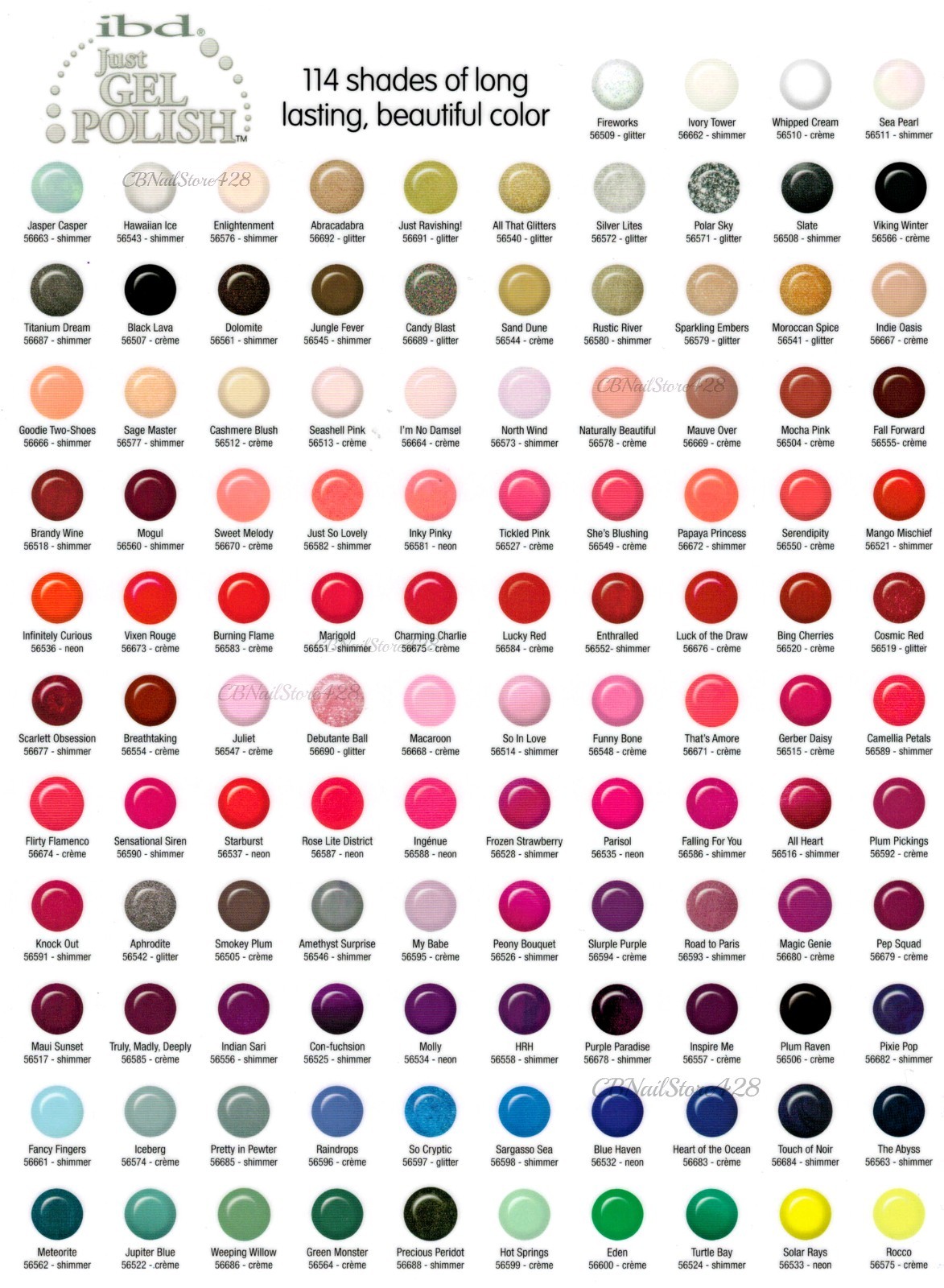 IBD Just Gel Polish- Soak off Gel Polish – Choose Any Colors – Series 1