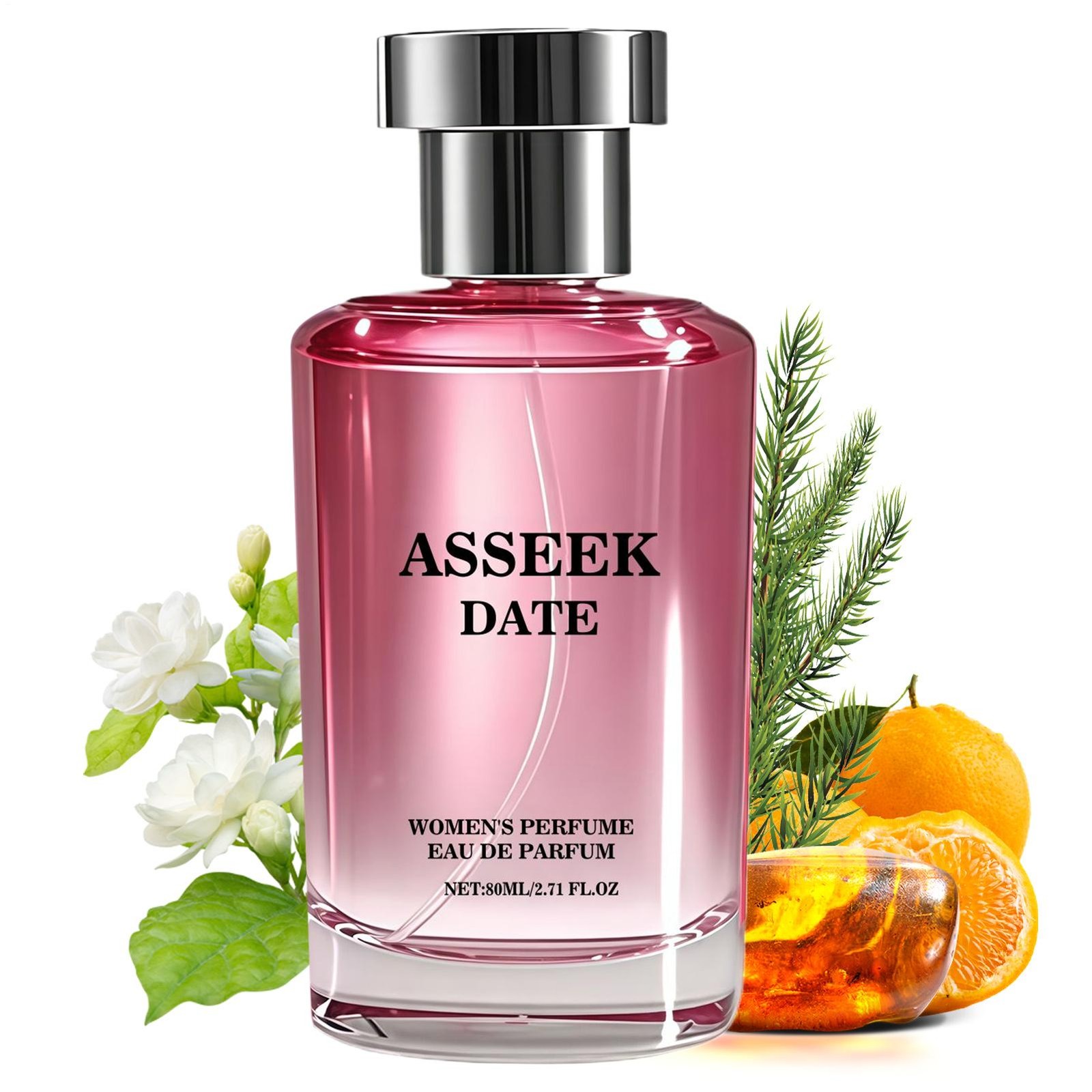 ASSEEK Women’s Perfume, LongLasting Fragrance For Women, Floral And Fruity.