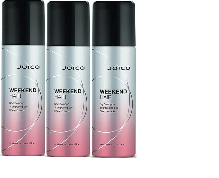 Joico Weekend Hair Dry Shampoo 1.14 oz Travels Size 3 PACK