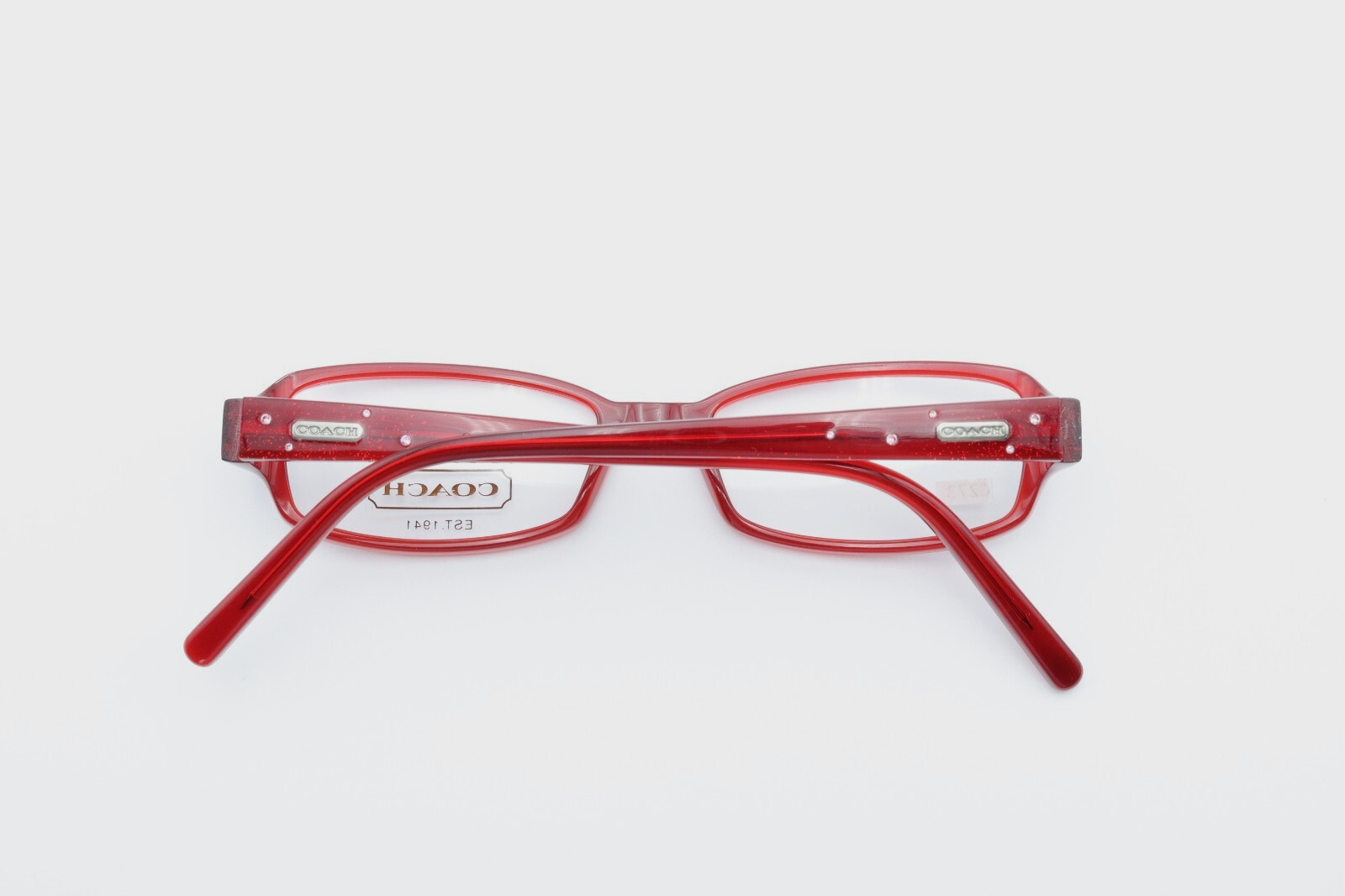 COACH BLONDELLE 2033 Red 47-16-130 Frames Flex Hinges w/Case SMALL C273