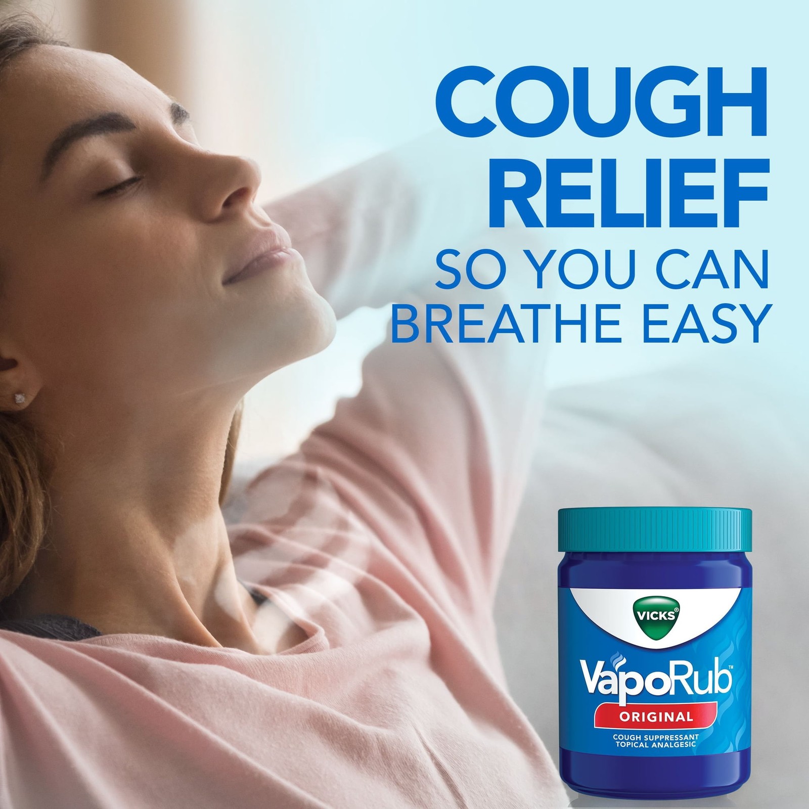 2-JARS Vicks Vaporub Cough Suppressant Topical Ointment 3.53 oz (Total 7.06 oz)