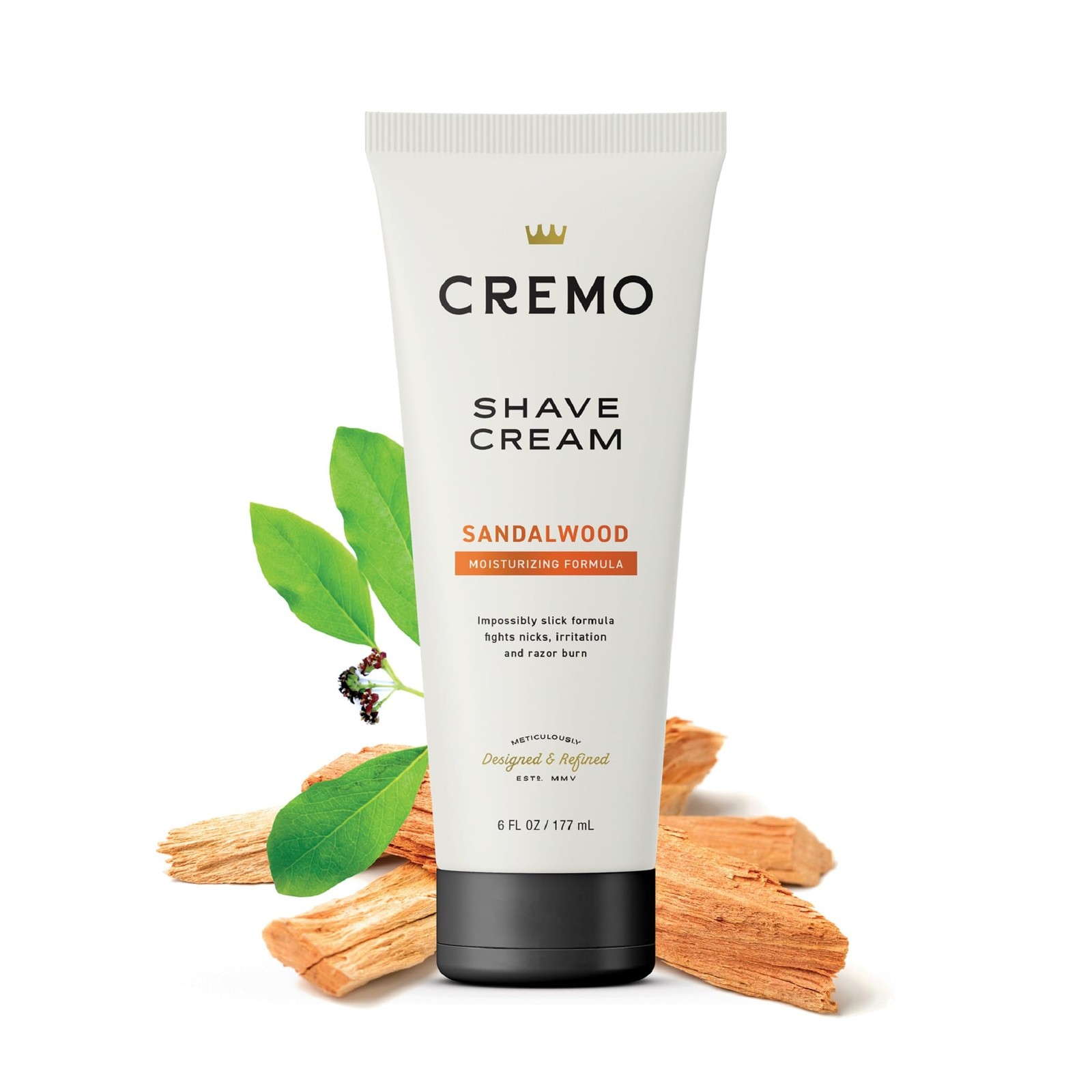Cremo Sandalwood Shave Cream, 6 Ounce (Pack of 1), Does Not apply