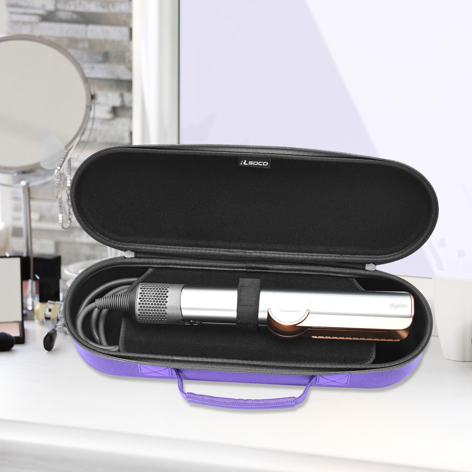 RLSOCO Travel Case for Dyson Airstrait Straightener/Corrale Hair Straightener…