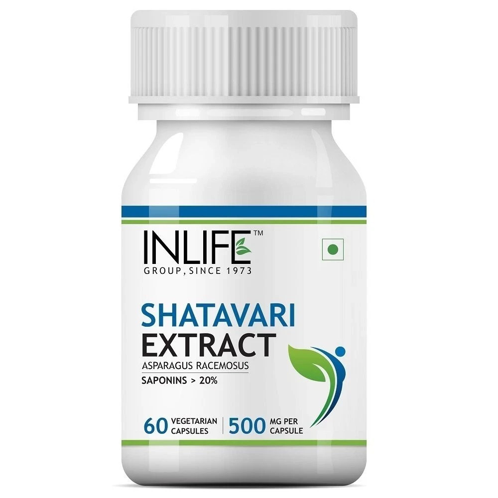 INLIFE Shatavari Capsule for Women 500mg – 60N