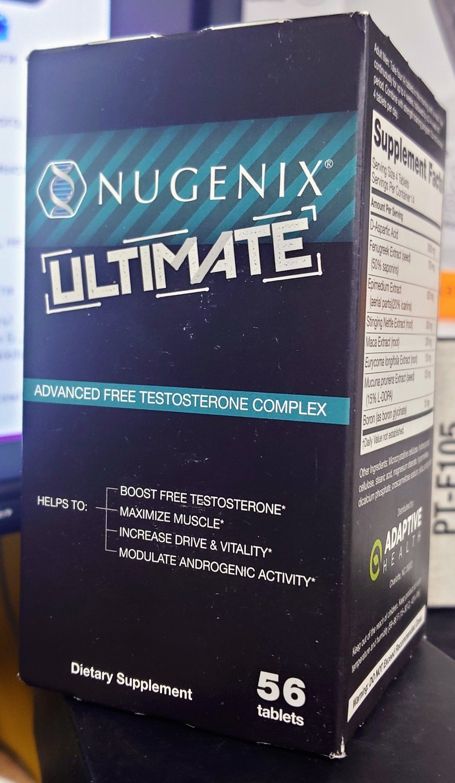 Nugenix Ultimate Free Testosterone Booster Supplement – 56 Ct- EXP: 11/2026