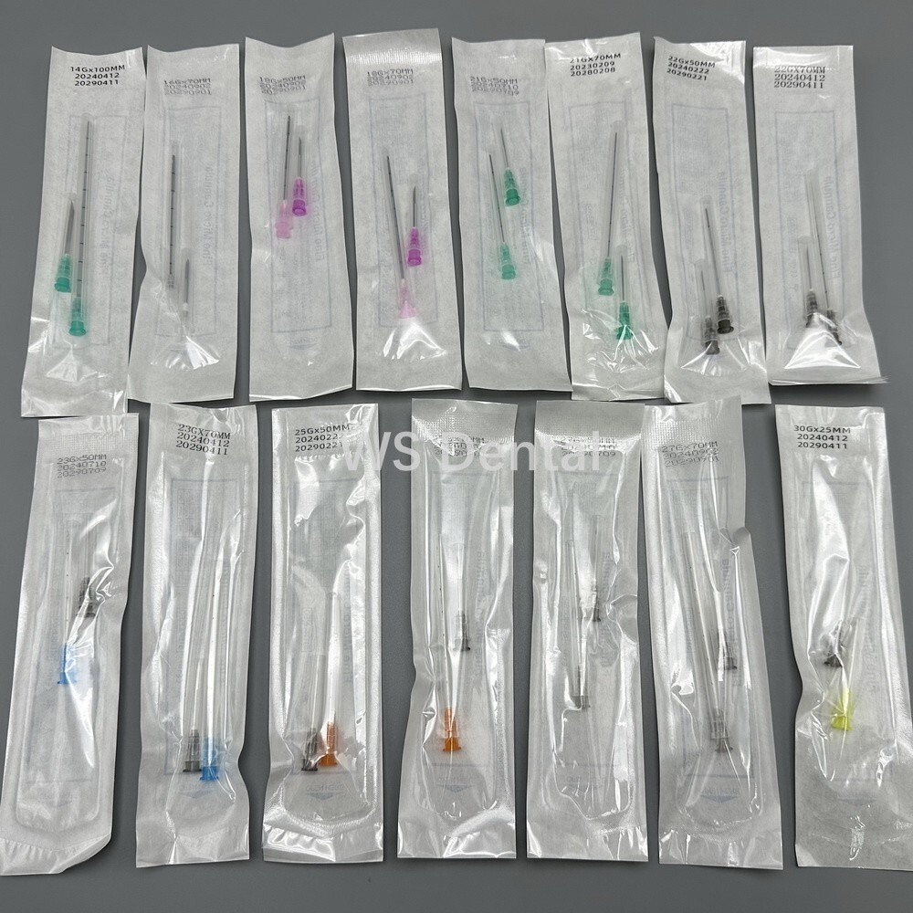 Newest Micro Cannula with Puncture,Blunt Tip for Filler 18g/22g/23g/25g/27g/30g