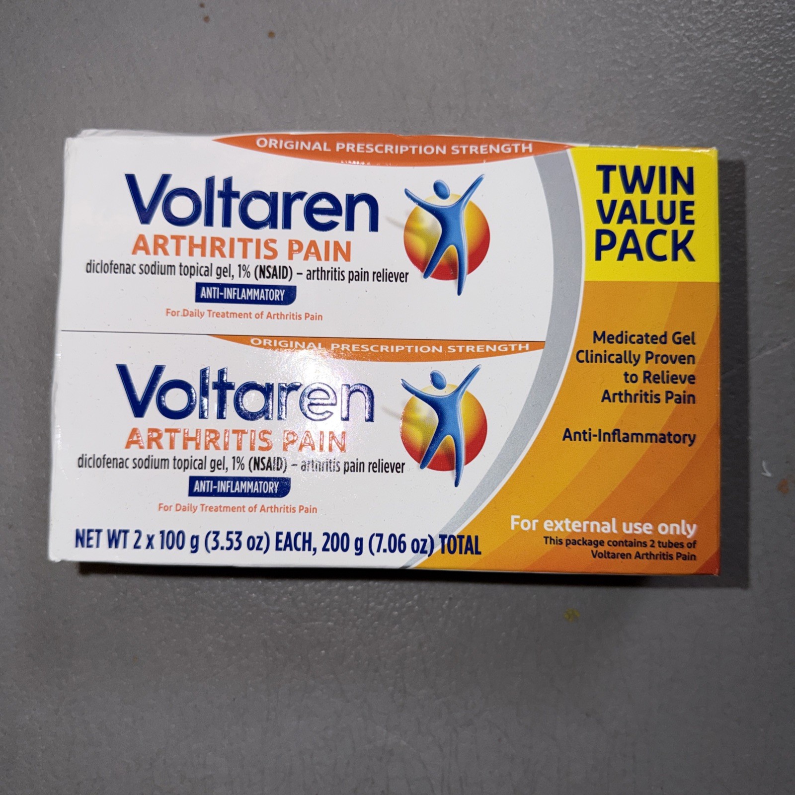 Voltaren Arthritis Pain Topical Gel 2×3.53 oz. – Twin Pack Exp 2028