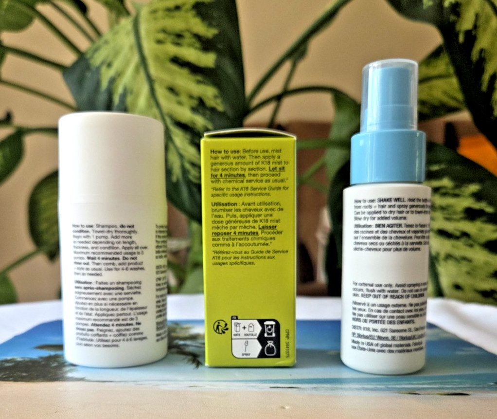 K18 Leave-In Molecular Repair Hair Mask 50ml , Hair Mist 30ml & Astro Lift 47ml