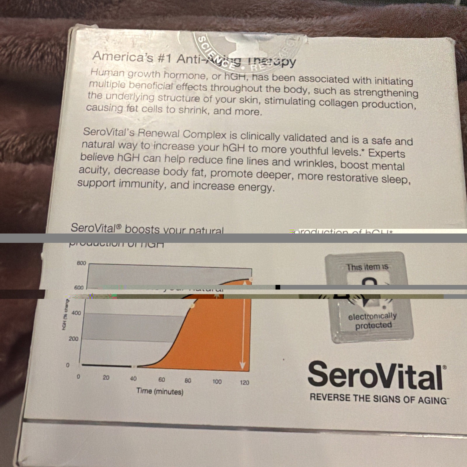 SeroVital REVERSE SIGNS OF AGING 84 Capsules Exp 02/2027