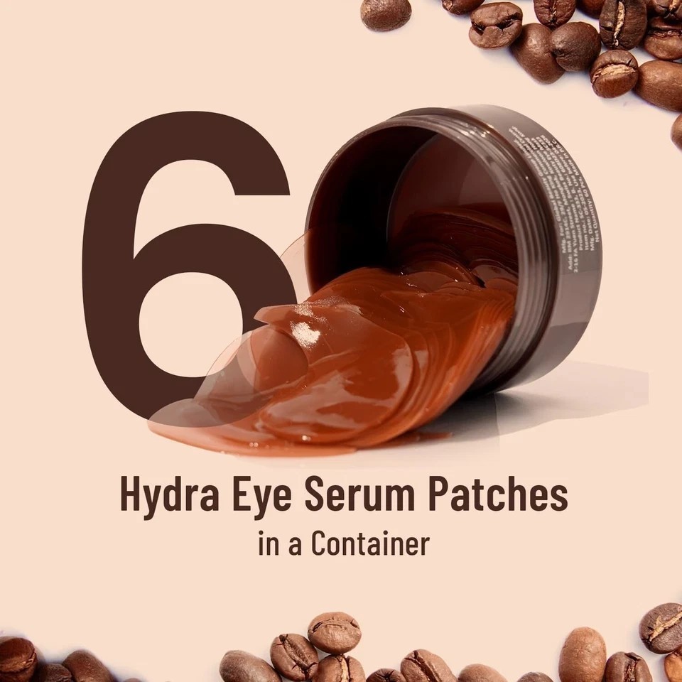 Swiss Beauty Hydra Anti Wrinkle Eye Serum Patch | 03 Coffee , 60 Pcs