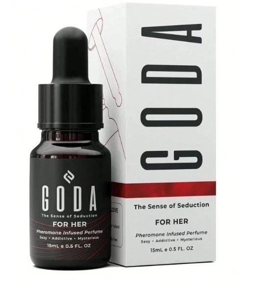 NEW GODA The Sense of Seduction FOR HER – Pheromone Perfume – 0.5 fl oz (15mL)