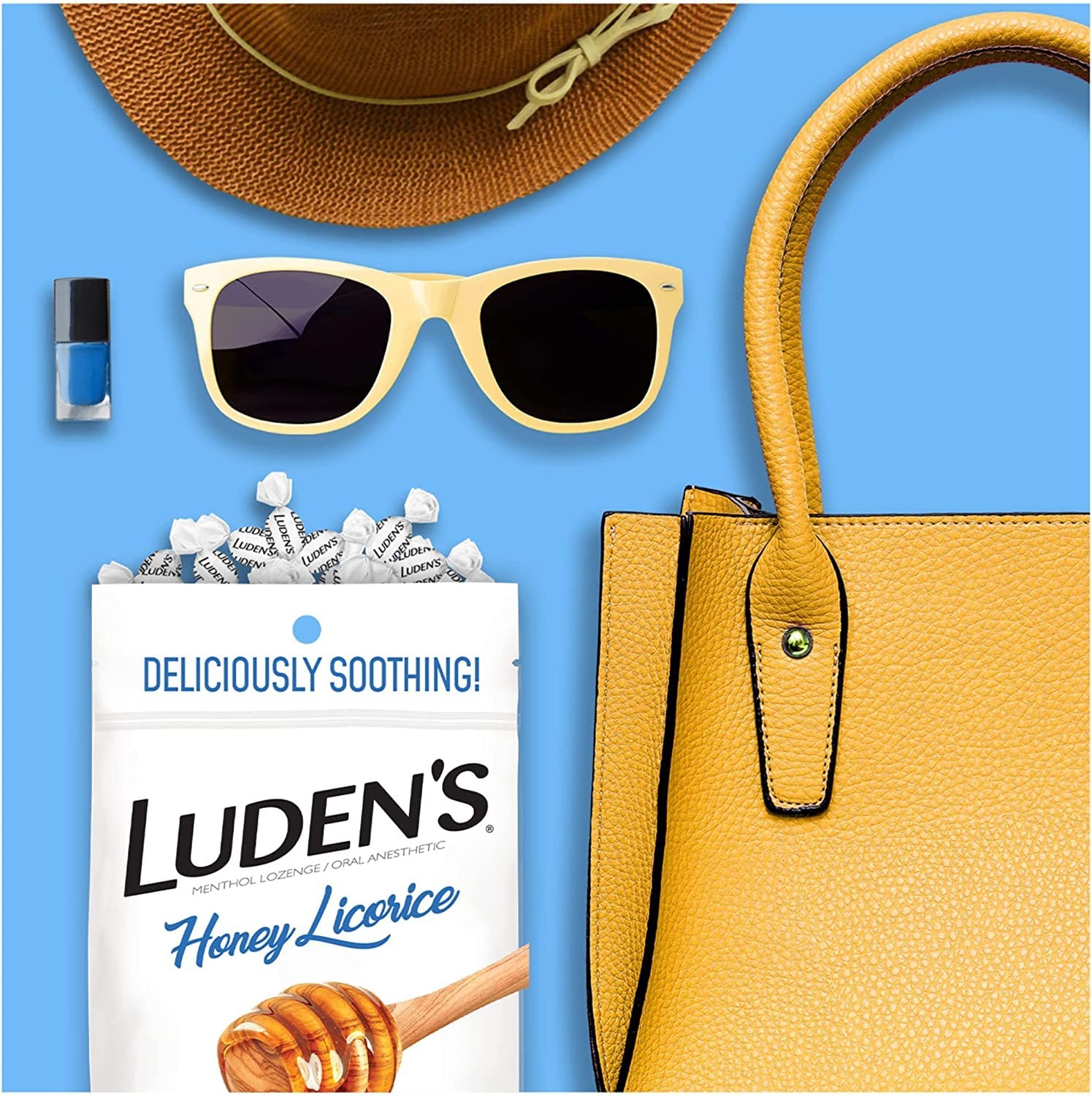 Luden’s. Honey Licorice Throat Drops – 30 Count Bag… 30 (Pack of 1)