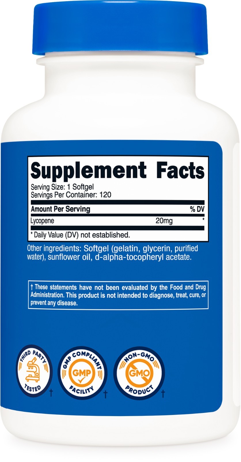 Nutricost Lycopene (20mg) 120 Capsules
