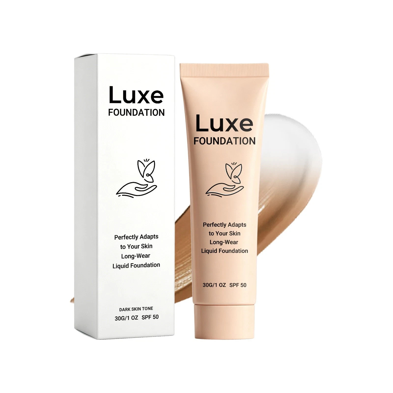 30g Luxe Foundation Colour Changing SPF 50, Luxe Foundation For Mature Skin