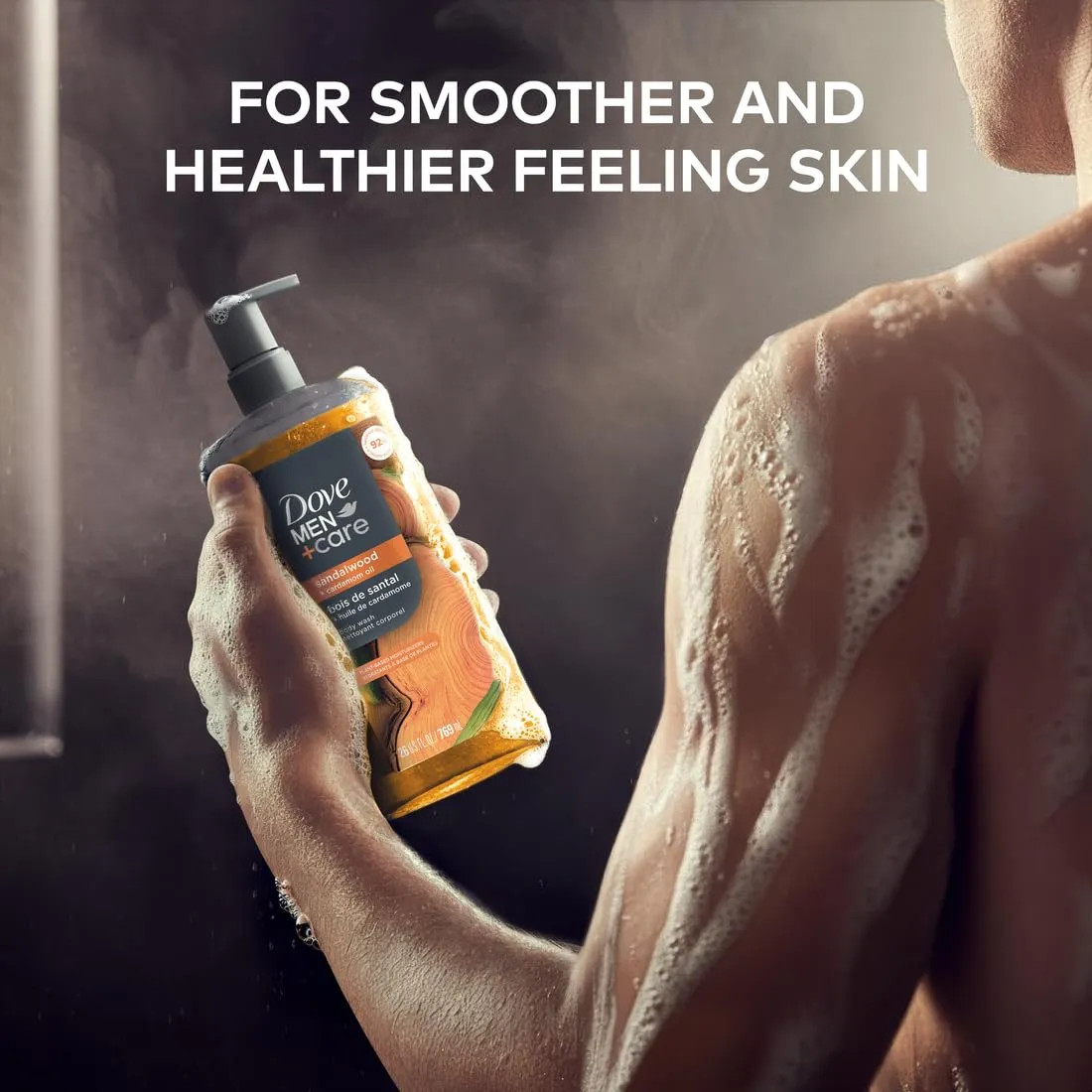 Dove Men Care Body Wash Sandalwood and Cardamom Oil Moisturizing 26oz