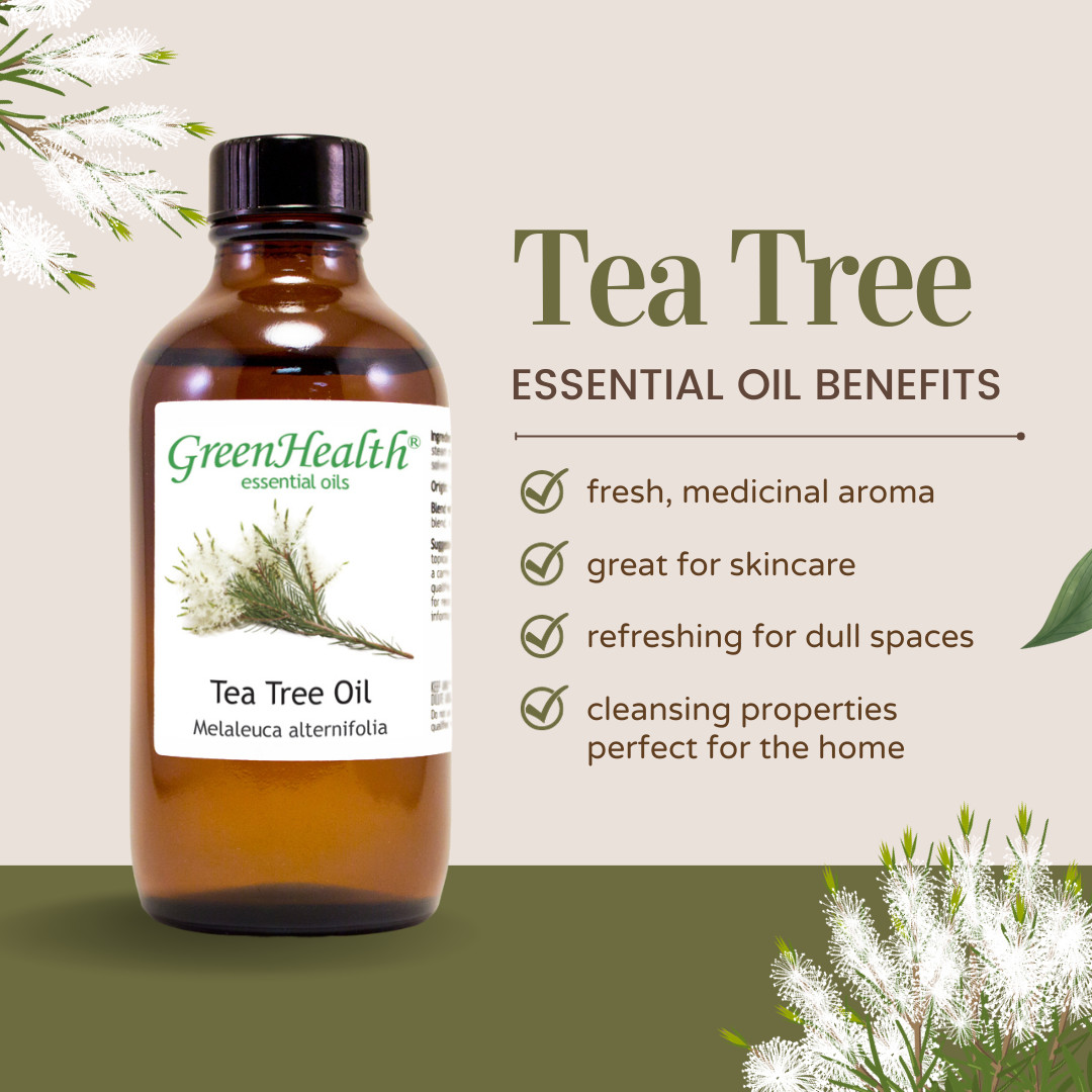 8 fl oz Tea Tree Essential Oil (100% Pure & Natural) in Plastic Bottle