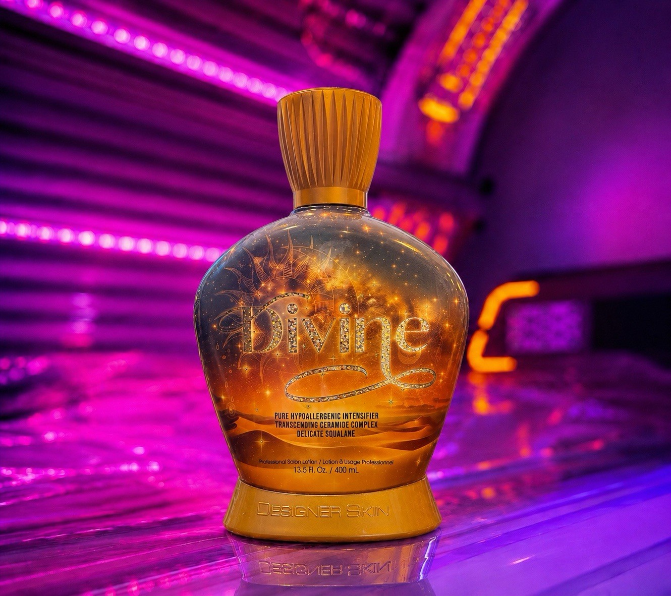 Designer Skin Divine Hypoallergenic Indoor Tanning Lotion Full Body 13.5 fl oz