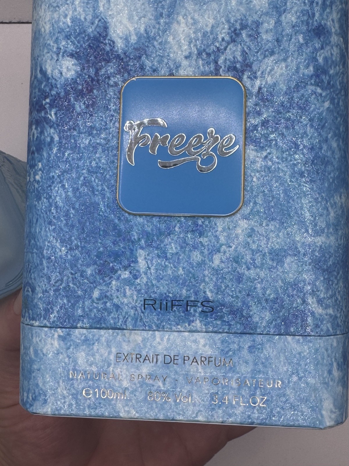 Riiffs Unisex Freeze Spray 3.4 oz EXTRAIT DE PARFUM 6295151504031 SEALED