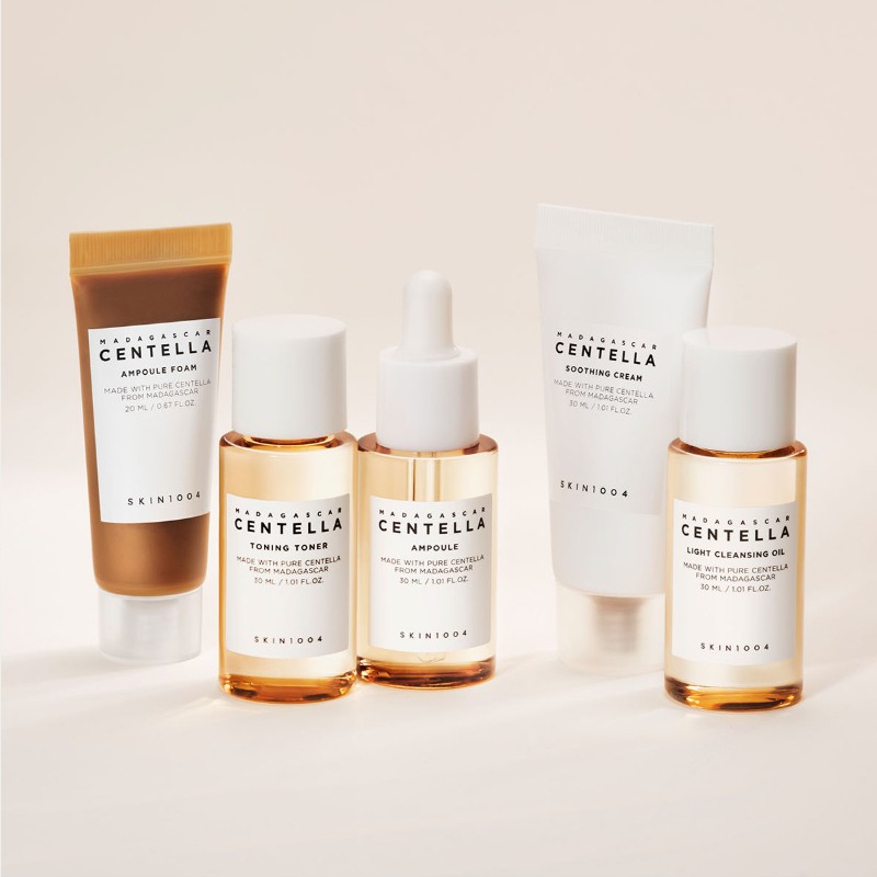 [SKIN1004] Madagascar Centella Travel Kit Toner,Ampoule,Cream