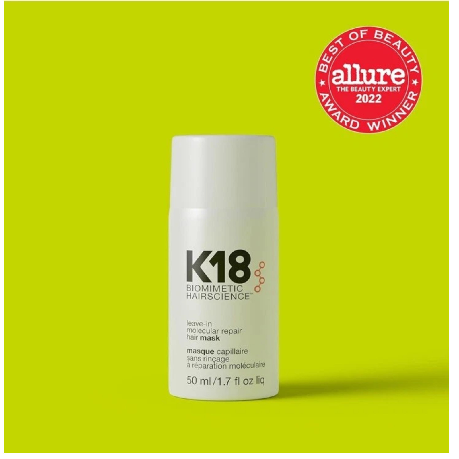 K18 Biomimetic Hairscience Leave-in Molecular Repair Hair Mask 50ml NEW & SEALED