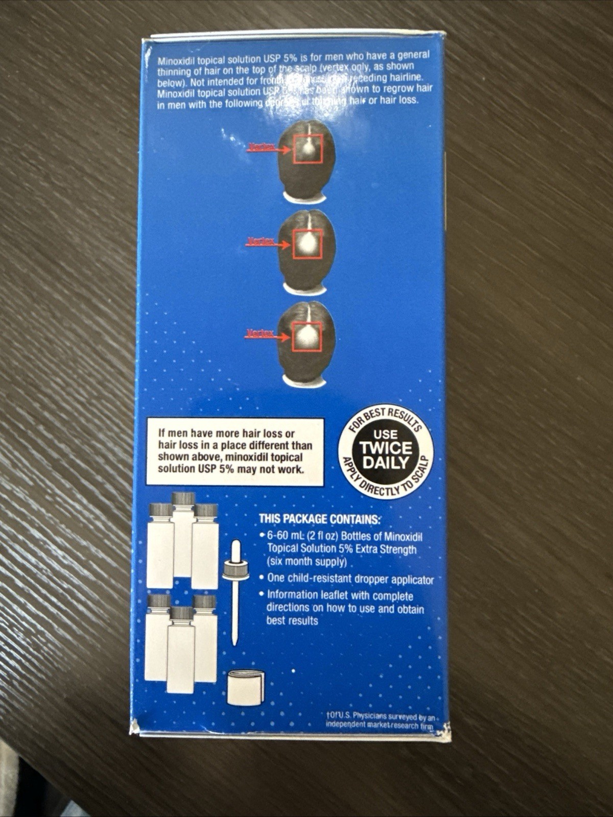Kirkland Minoxidil 5% Extra Strength Men 6 Month Supply Hair Regrowth EXP 12/27