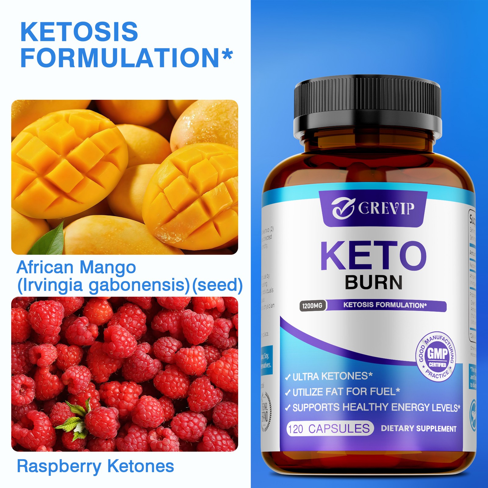 KETO 240pcs – Detoxifies, Metabolism, Suppresses Appetite, Replenishes Energy