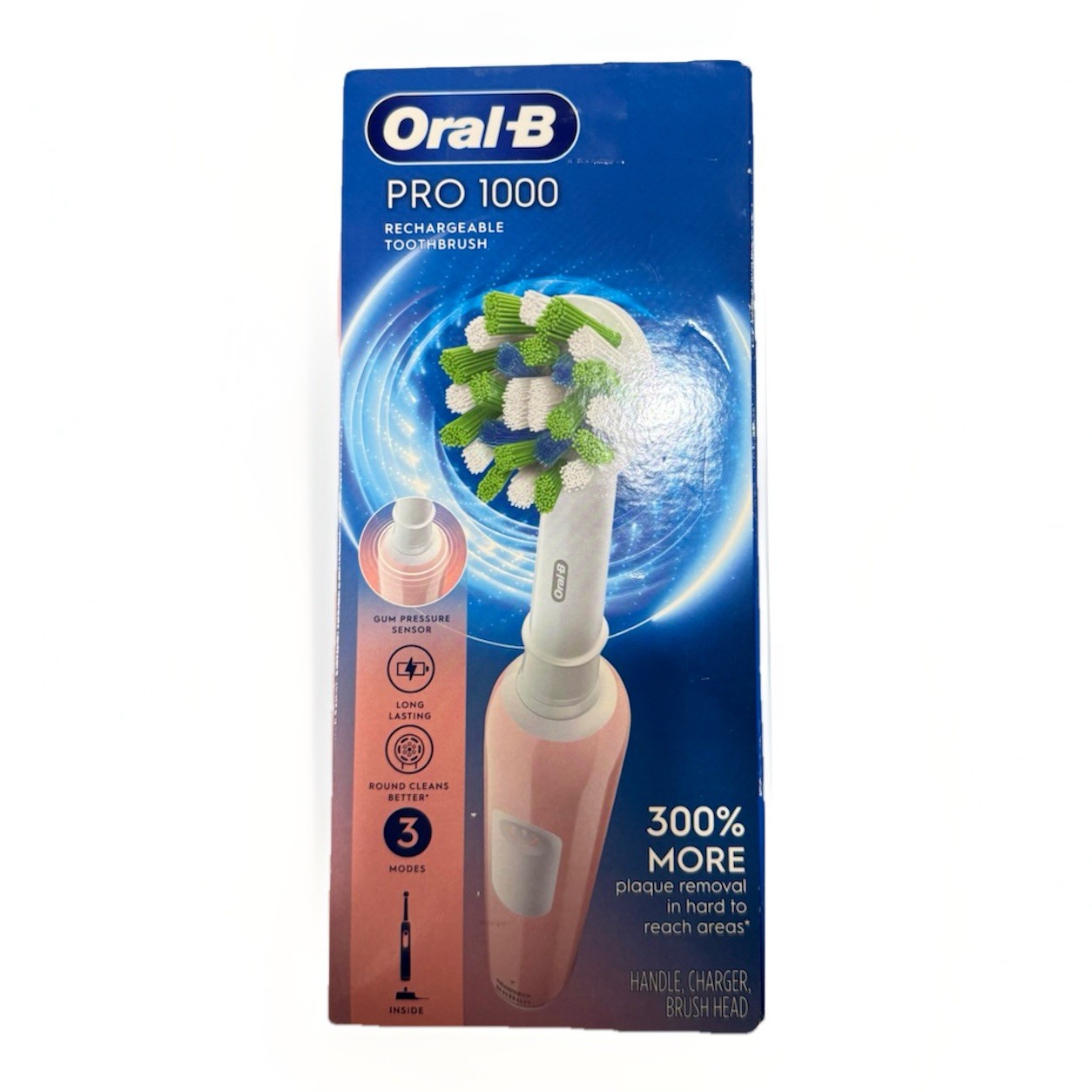 Oral B Pro 1000 Pink Electric Toothbrush New In Box