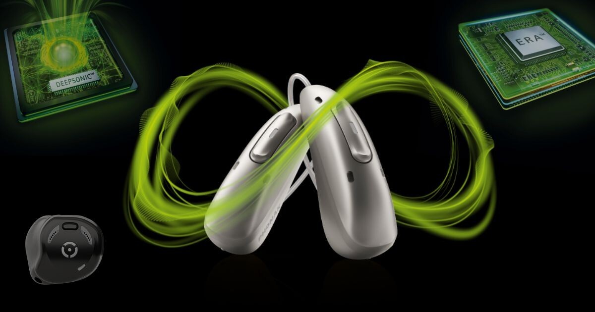 Phonak Audeo Sphere Ultra Infinio I90 PAIR Champagne + Free Charger
