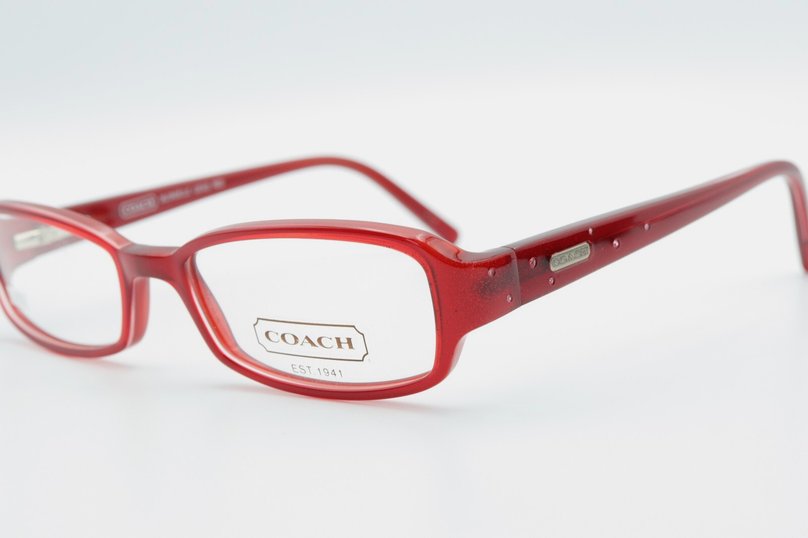 COACH BLONDELLE 2033 Red 47-16-130 Frames Flex Hinges w/Case SMALL C273