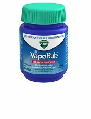 2 Vicks VapoRub Chest Rub Ointment, Relief from Cough Cold, Aches, & Pains (25g)