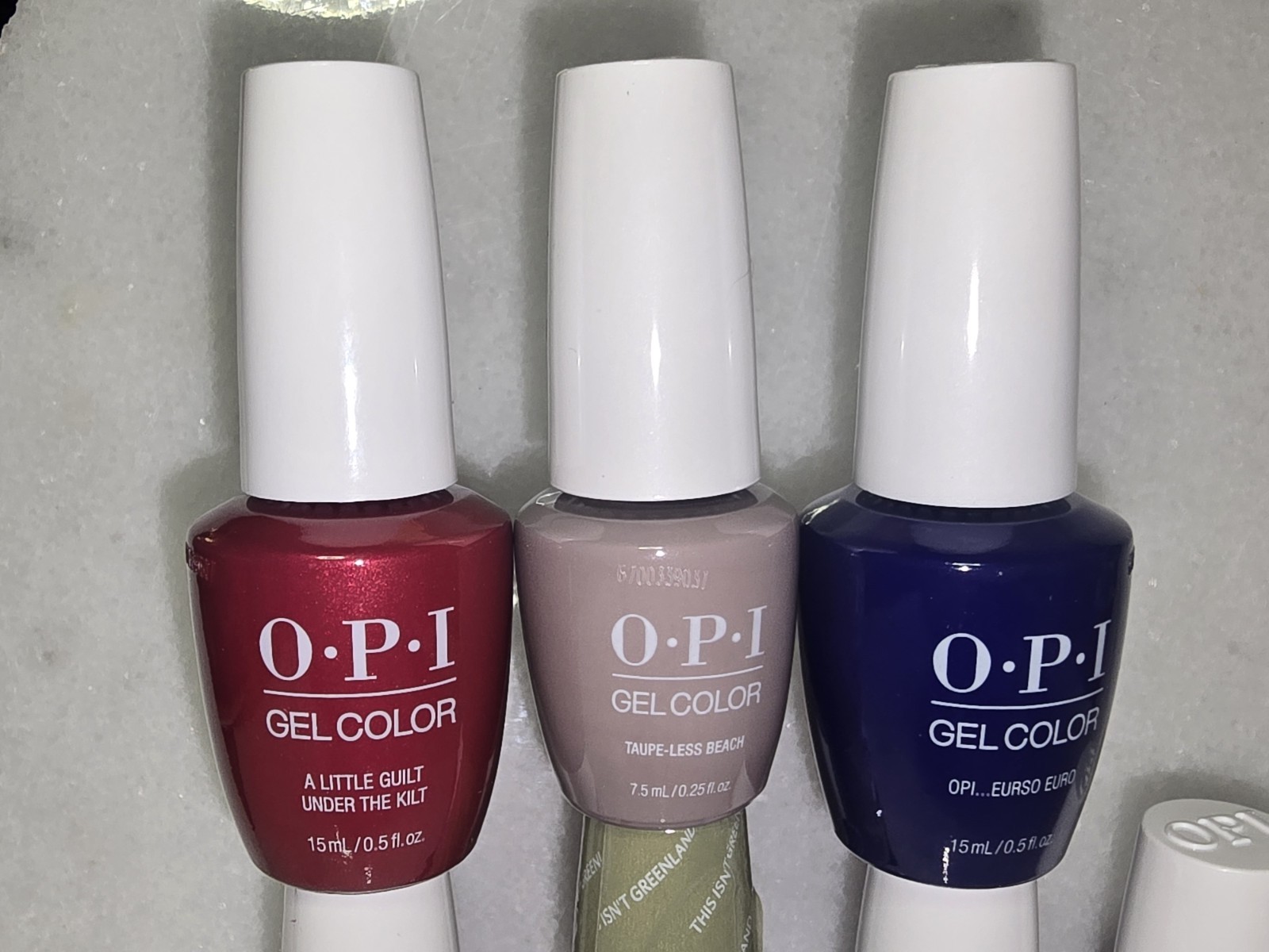 OPI GELCOLOR SET OF 7, OPI GELCOLOR Gel Nail Polish -Soak Off. SET OF 7