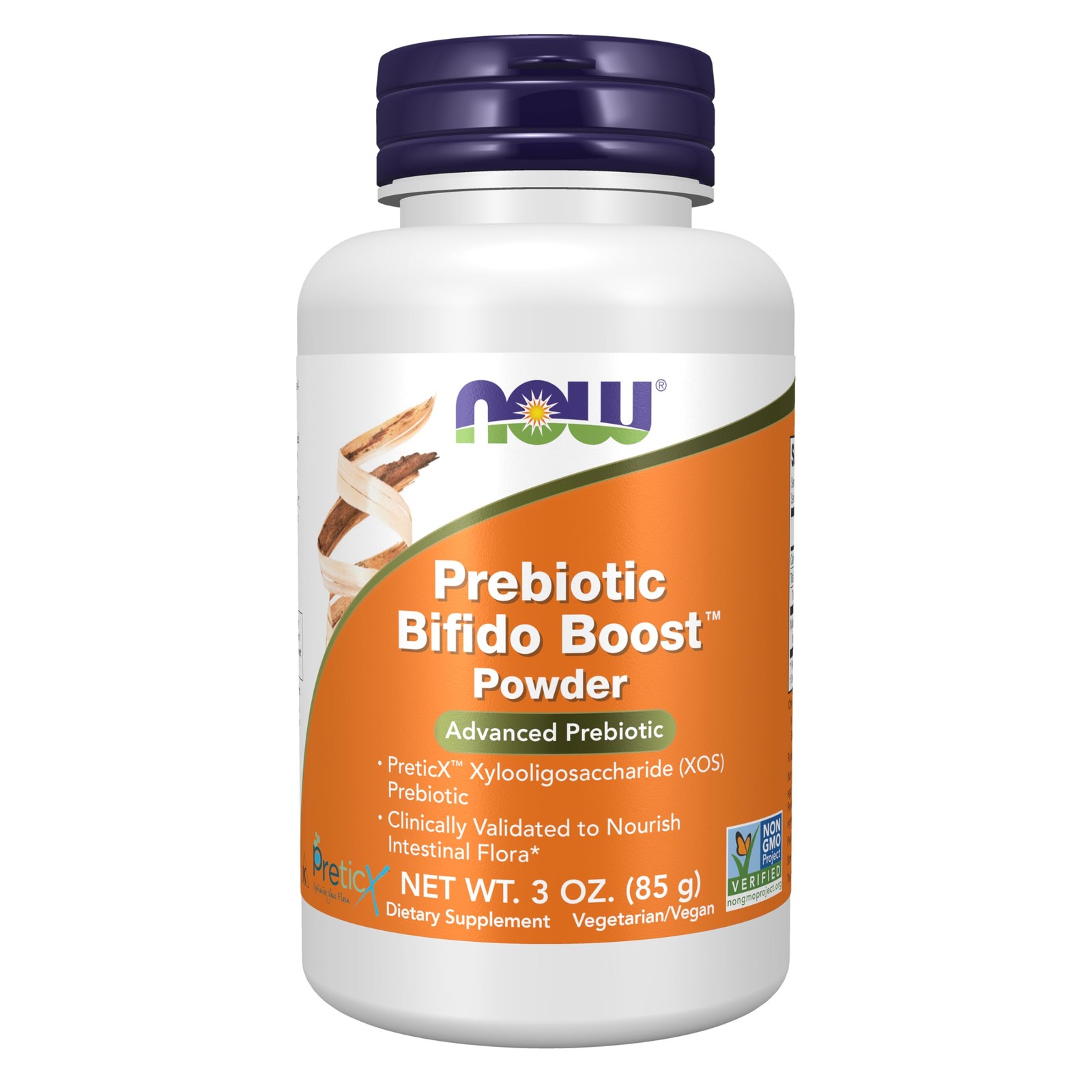 NOW Foods Supplements Prebiotic Bifido Boost with PreticX Xylooligosaccharide