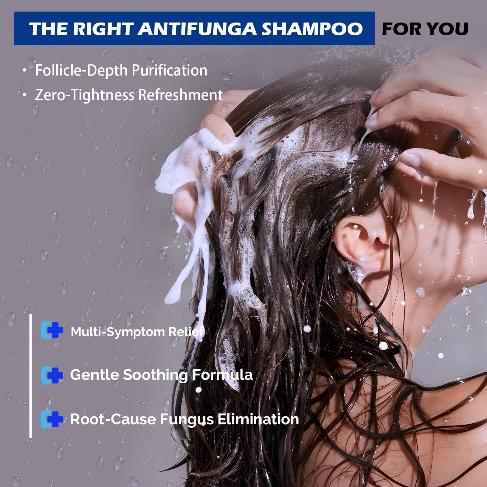 Antifungal Shampoo for Psoriasis, Seborrheic Dermatitis & Dandruff Relief, 10.1