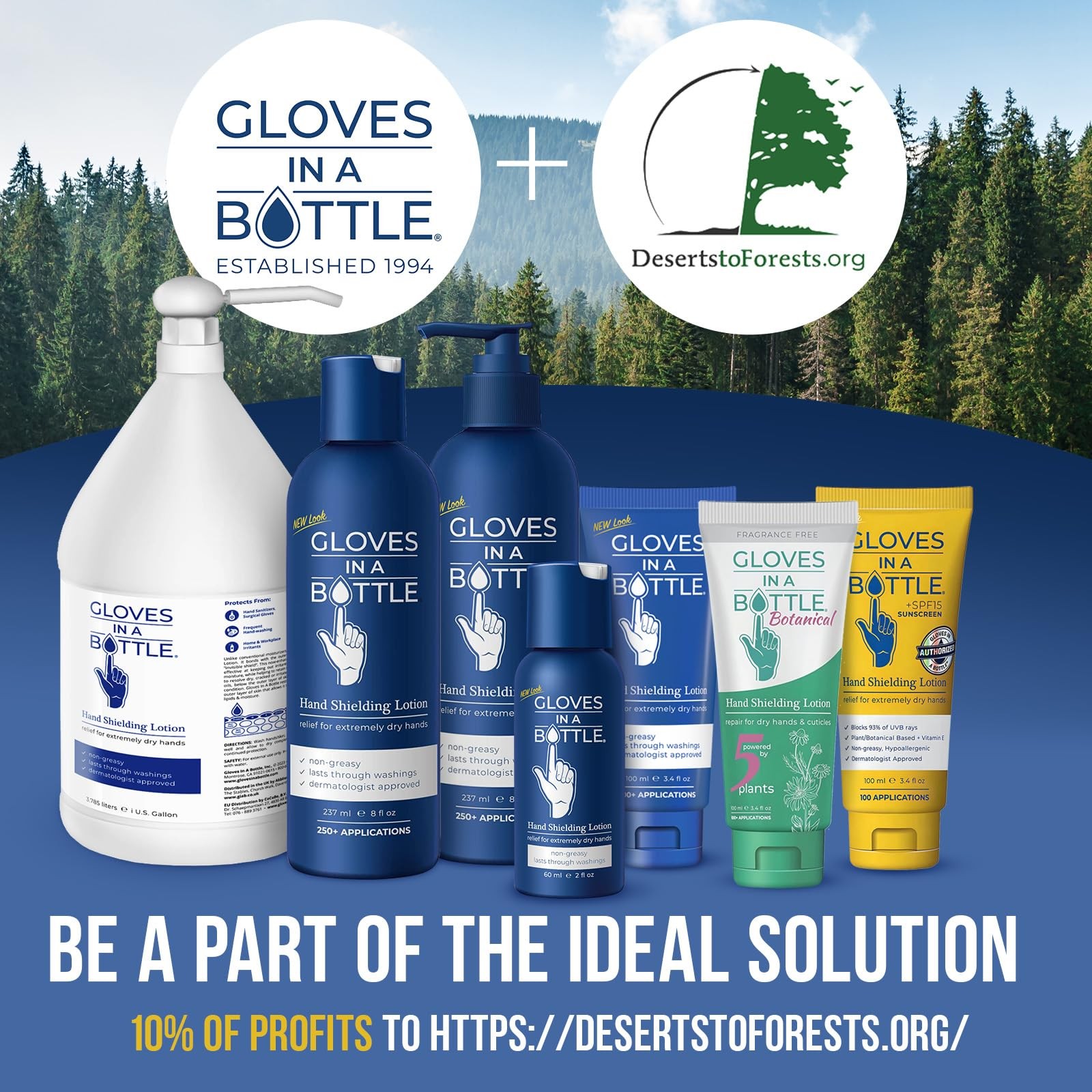 Gloves In A Bottle Shielding Lotion – Long-Lasting 8 Ounce (Pack of 1), 8 oz