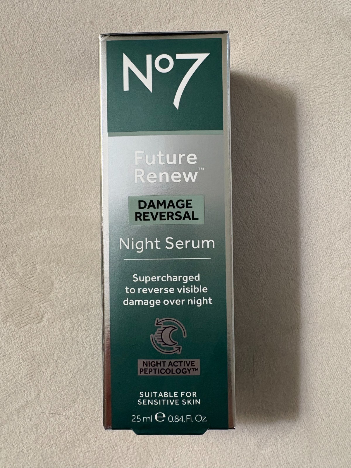 No7 Future Renew Damage Reversal Anti Aging Facial Night Serum 25mL NEW