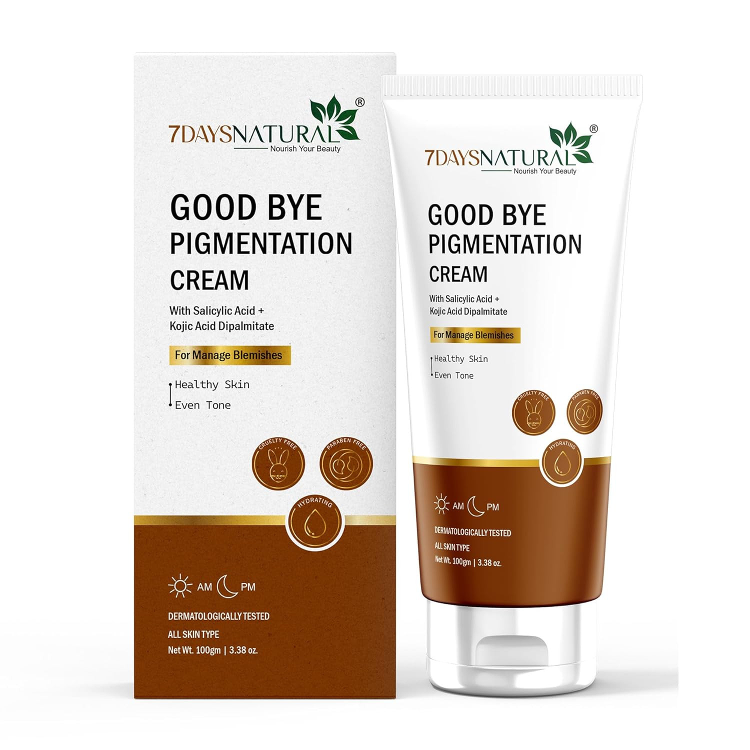 7DAYSNATURAL Anti Pigmentation Face Cream for Women deep cleansing 100 gm