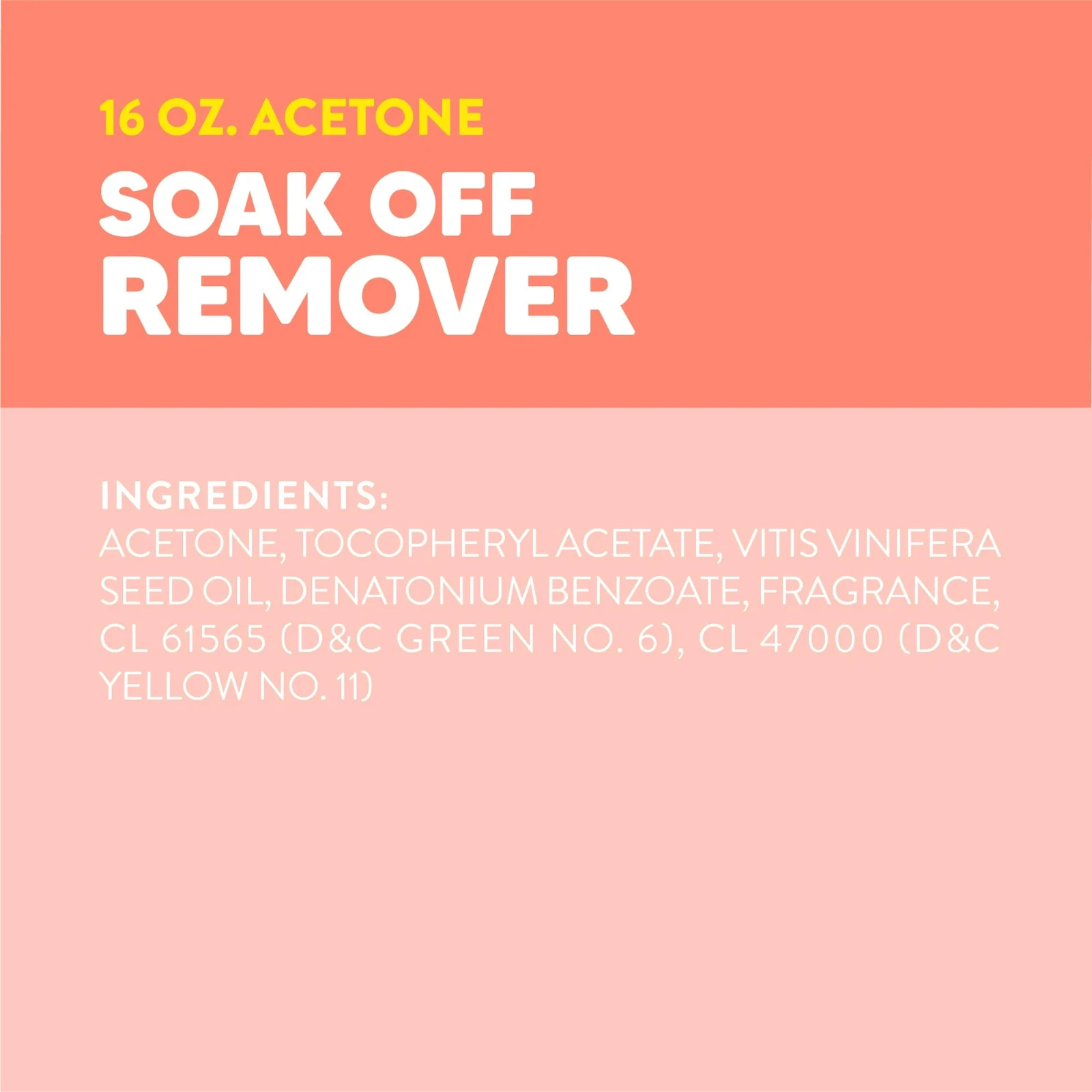 ONYX Professional Soak Off Gel Nail Polish Remover 16 fl oz Free Shipping